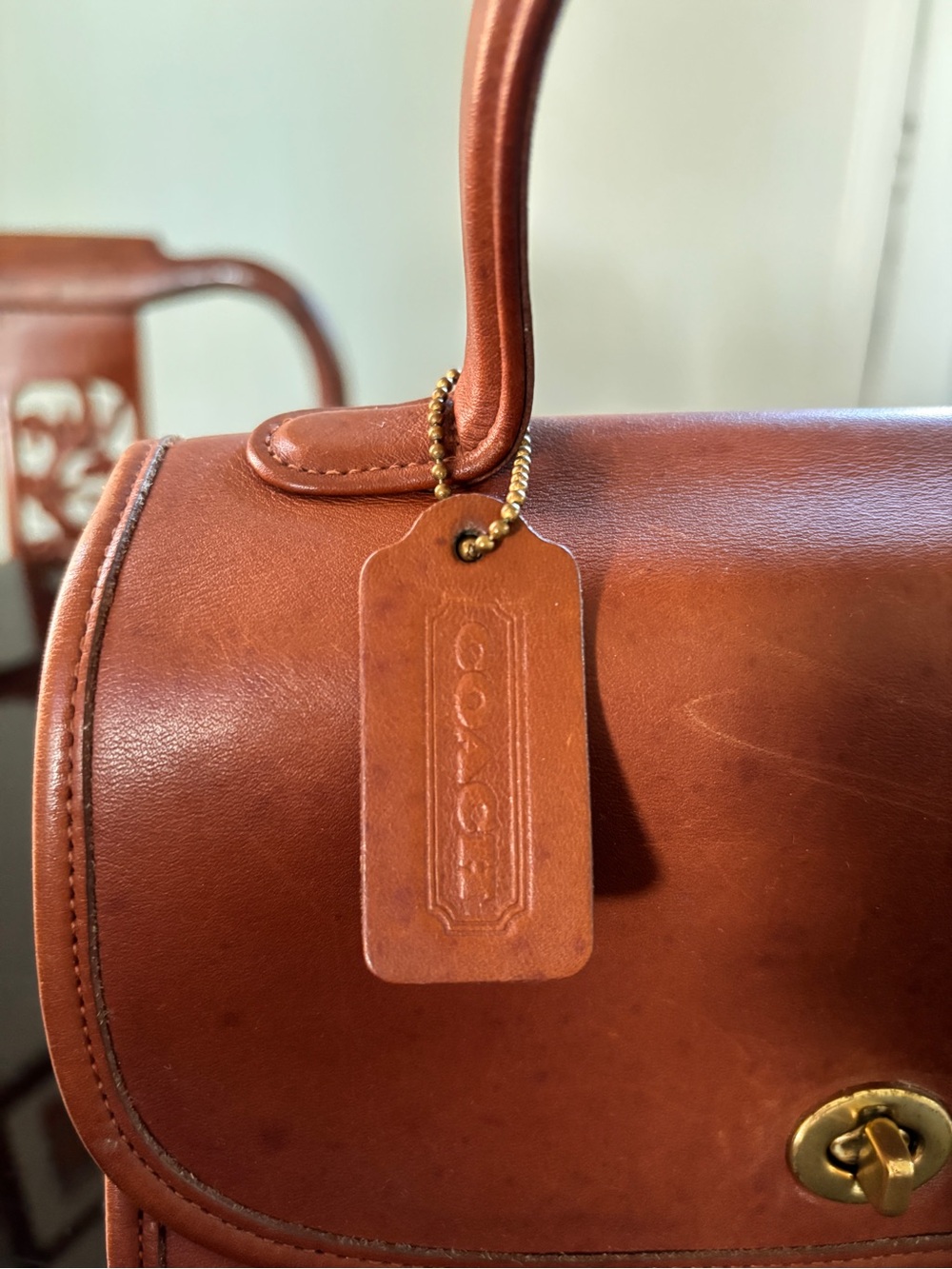 Coach Vintage Manor Top Handle 9977 - Picture 7 of 12